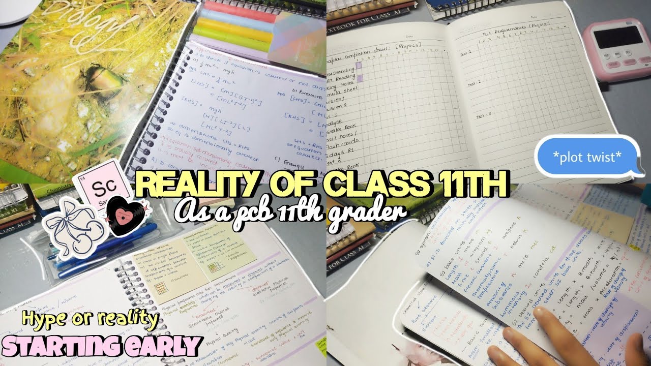 Study vlog as an 11th grader 👑✨ | pcb student | updates | class 11th tough or hype ? Best batches !!