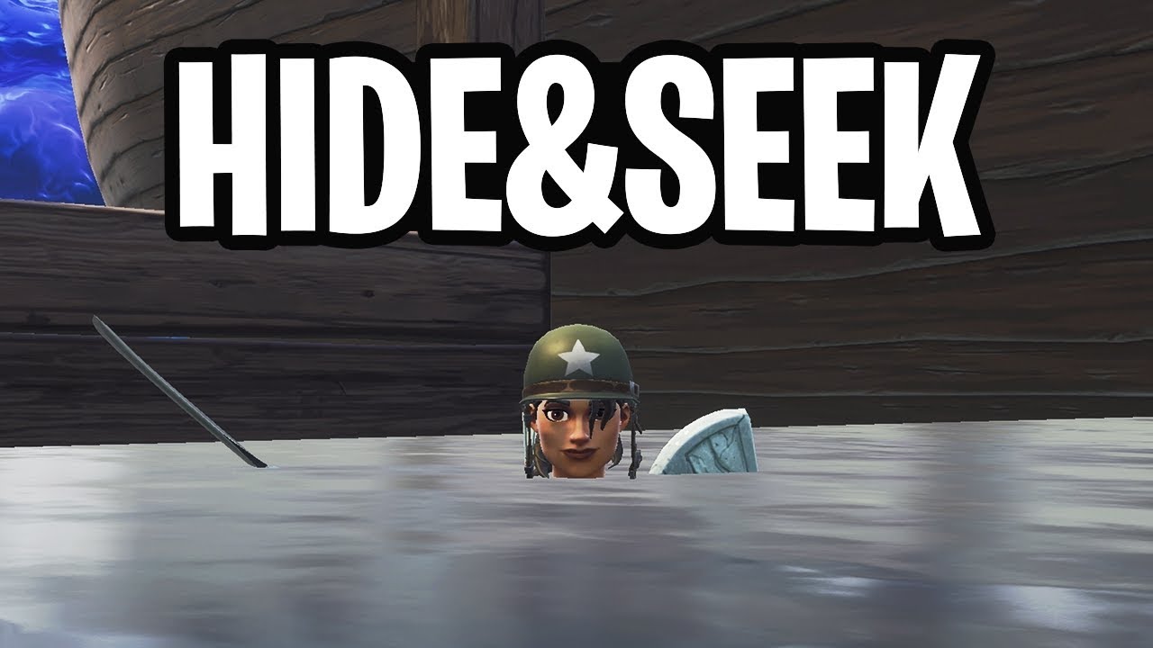 HIDE & SEEK MINI-GAME!  - Fortnite: Battle Royale Playground (Nederlands)