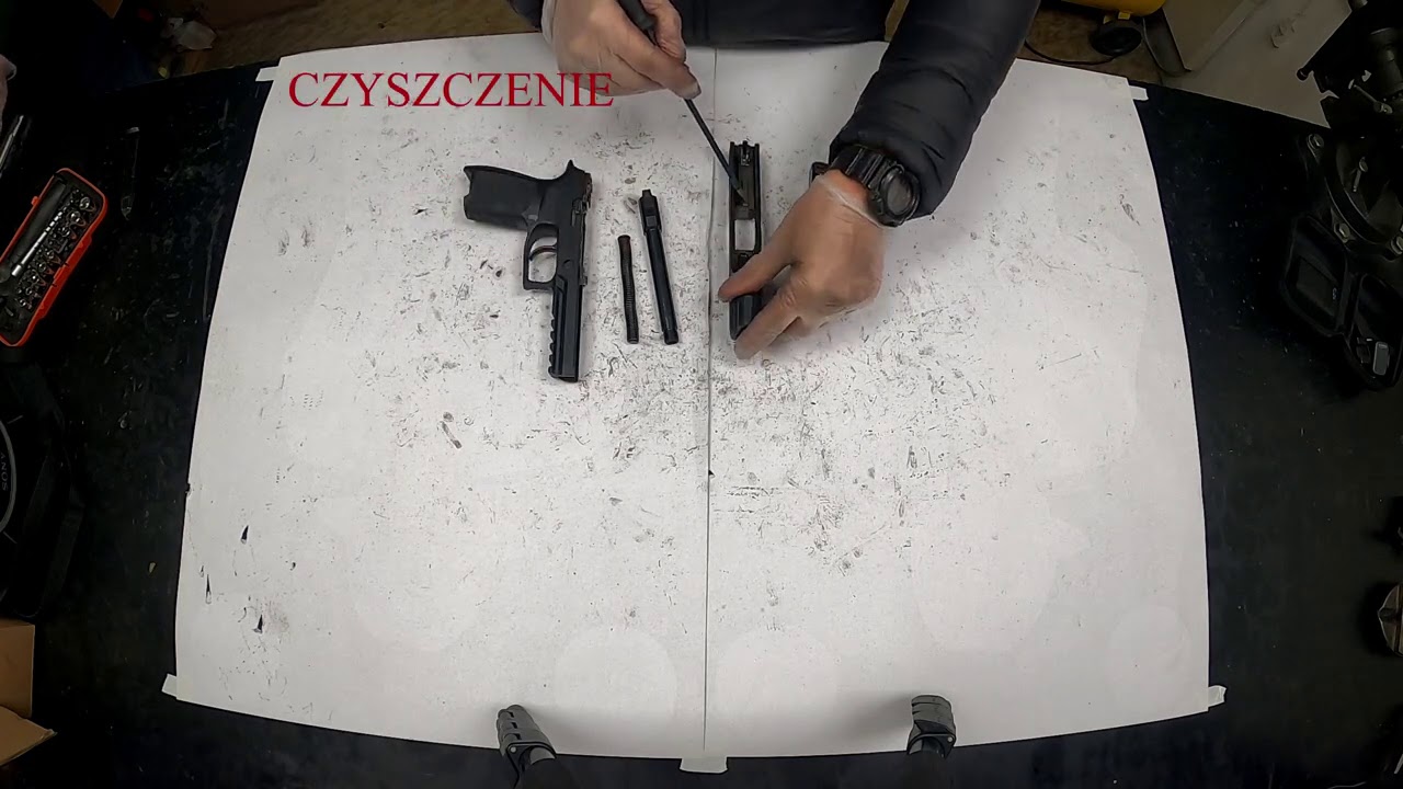 SIG SAUER P320 - rozkładanie składanie czyszczenie ładowanie rozładowywanie assembly disassembly