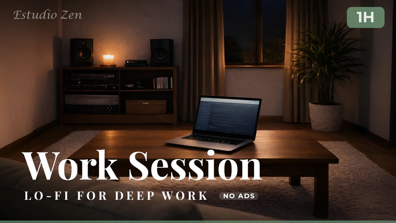1 Hour Study Music - Distraction Free Focus