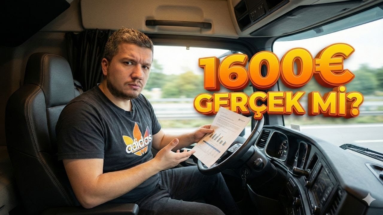 Almanya&rsquo;da Tır Şof&ouml;rlerinin Ger&ccedil;ek Maaşları 2025 (Cevap Videosu)