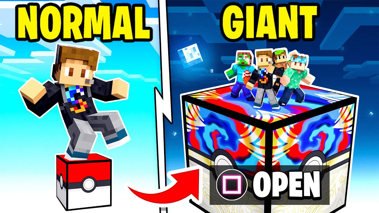 Upgrading LUCKY BLOCKS To GIANT LEGENDARY GOD BLOCKS!