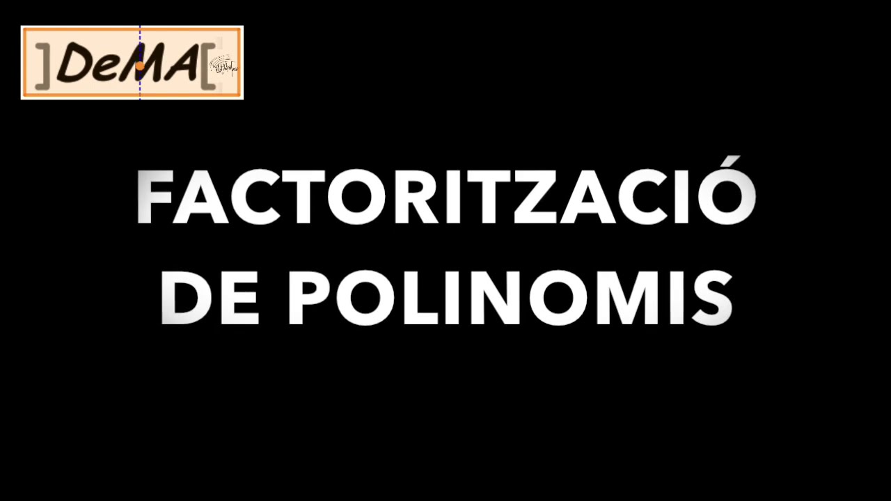 Factorització de polinomis