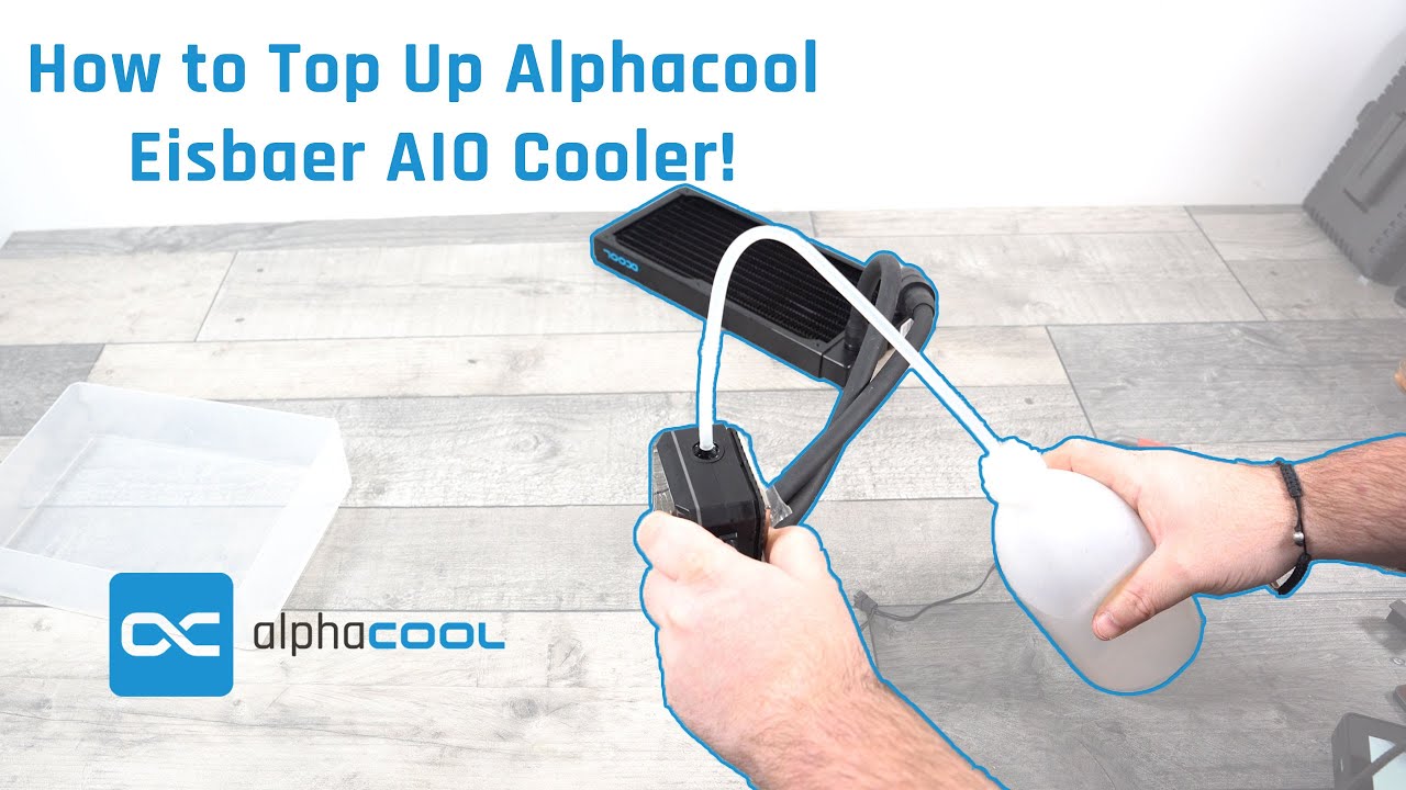 How to Top Up Alphacool Eisbaer AiO Cooler!