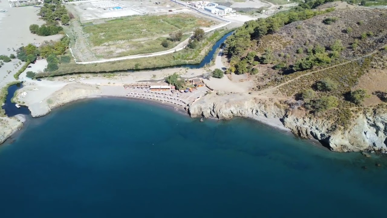 Calis beach by drone 4K - Fethiye, Turkey, September 2022