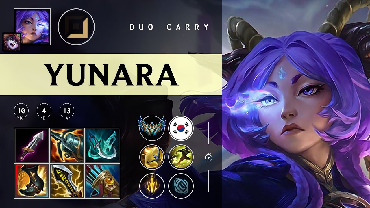 Yunara Carry vs Kai'Sa - KR Challenger Patch 25.23