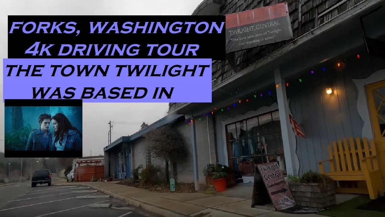 Forks, Washington | 4k Driving Tour | The Town 