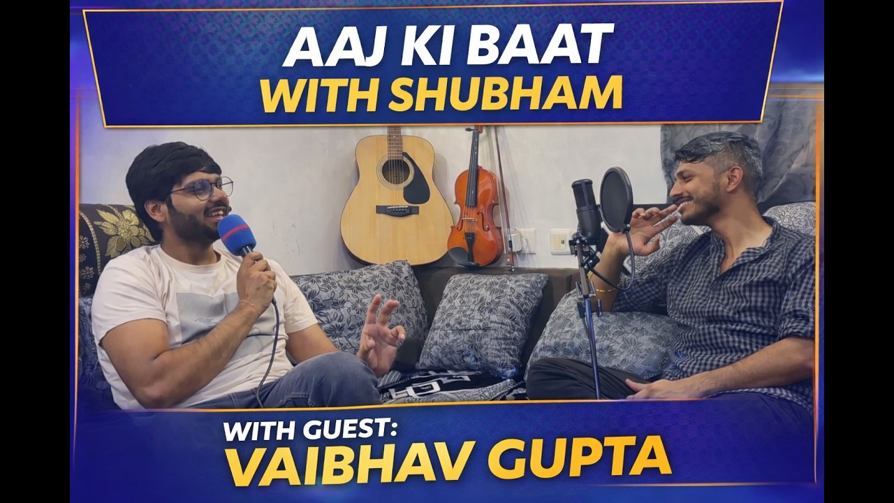 Small Town to Java Developer in Hyderabad | Ft Vaibhav @vgplays89  | Aaj Ki Baat with Shubham
