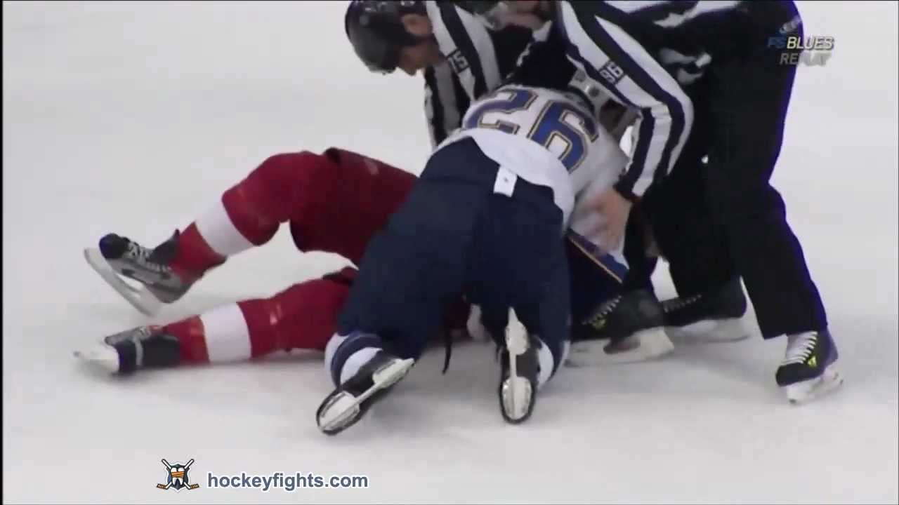 B.J. Crombeen vs Mike Commodore Dec 31, 2011