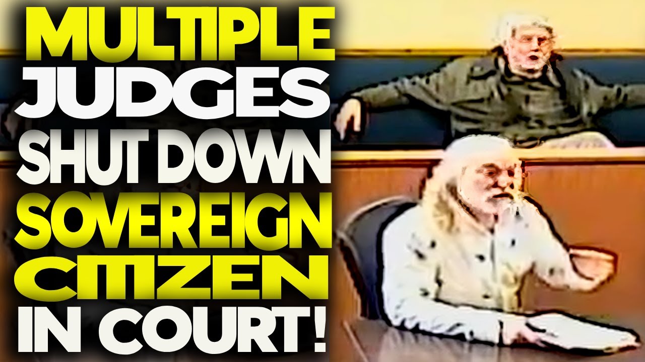 HE JUST WON’T LEARN! Sovereign Citizen Shut Down By Judge After Judge!