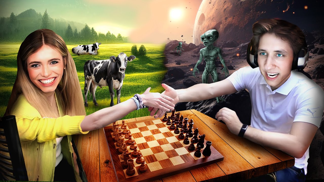 I played Anna Cramling ‼️ | The Cow Opening vs Alien Gambit 🐮👽