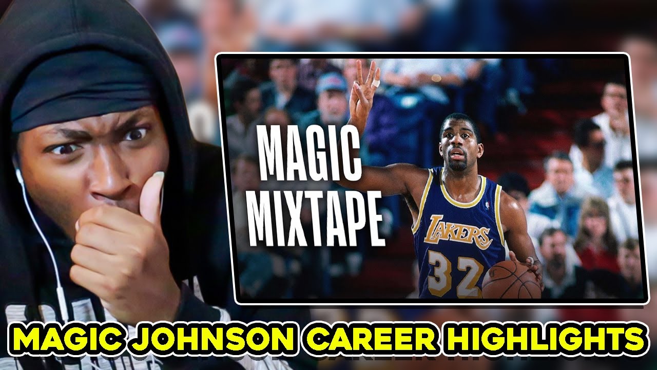 Reacting to Magic Johnson for FIRST TIME! Magic Johnson ULTIMATE Career Mixtape! Reaction