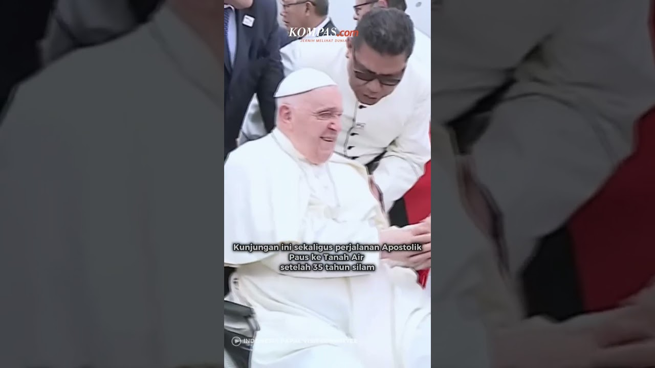 Detik-detik Kedatangan Paus Fransiskus di Indonesia