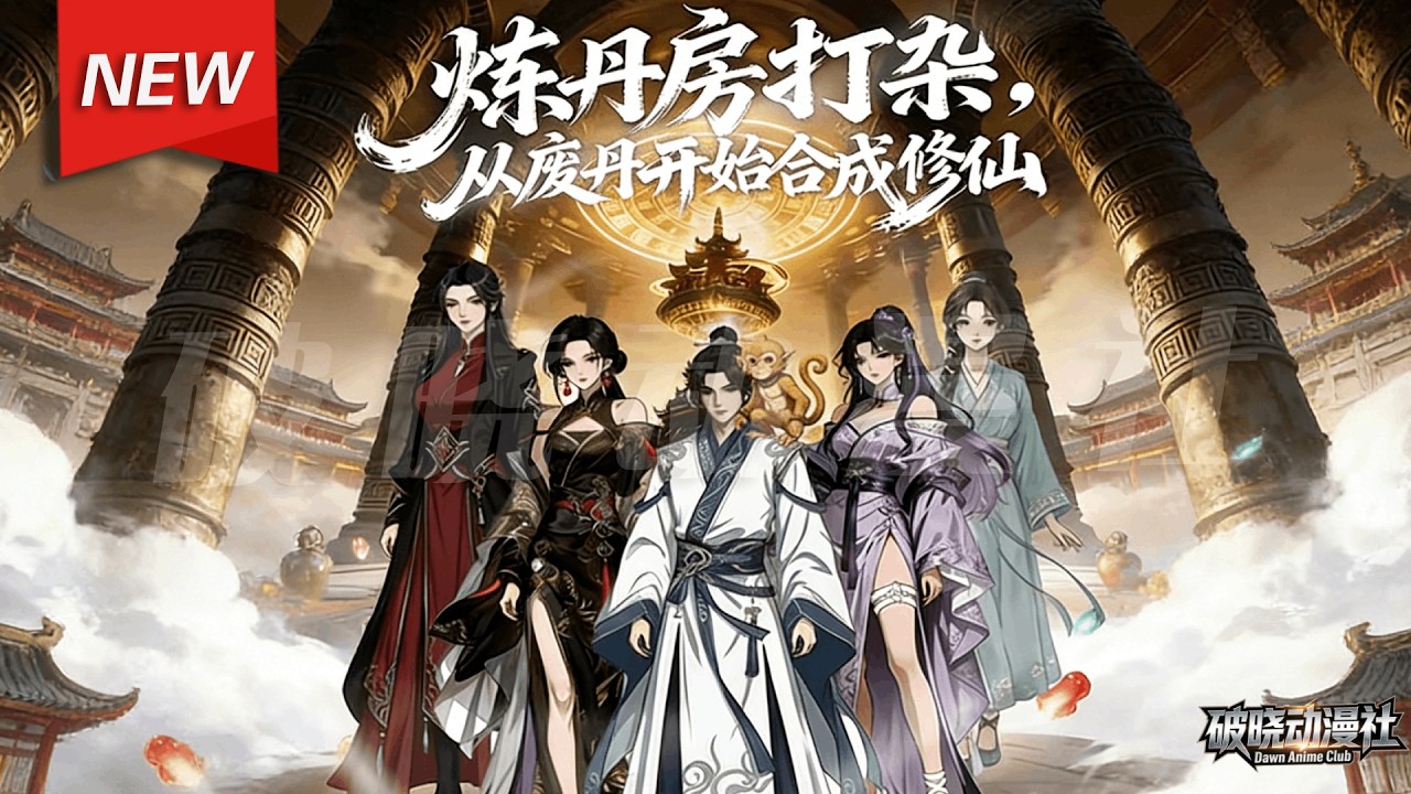 MULTISUB📢新番上线《炼丹房打杂，从废丹开始合成修仙》第1~80集丨秦风携合成系统穿越修仙界，从杂役弟子逆袭为亲传，一步步踏上巅峰。#漫剧 #破晓动漫社