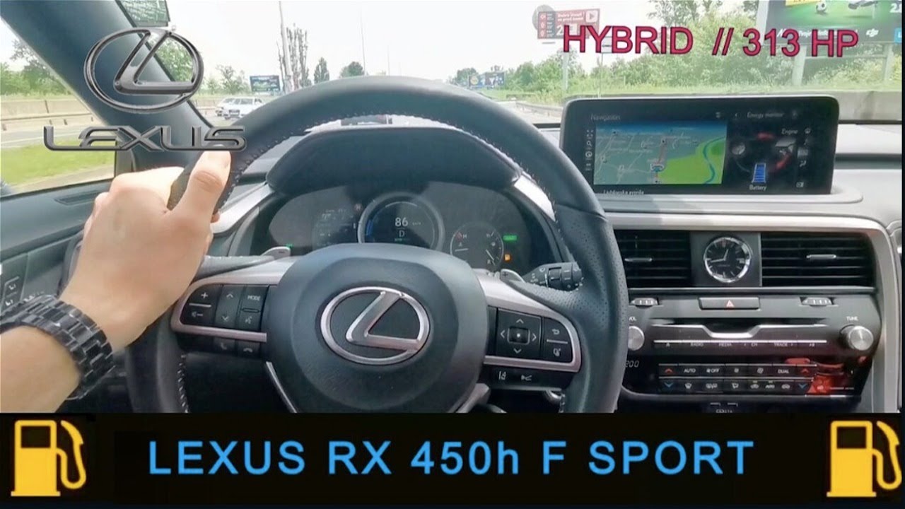 Lexus RX 450h F Sport - consumption on 130 km/h