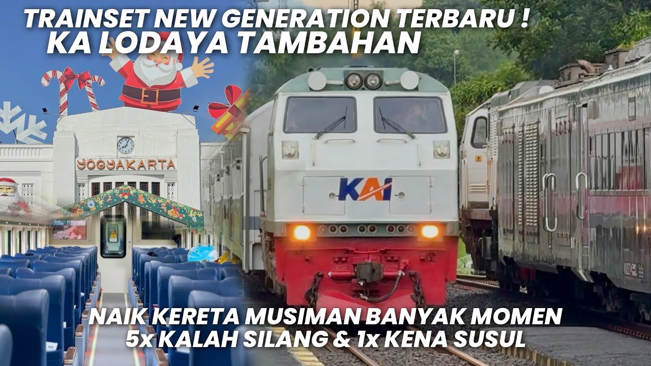 8 KALI PERJALANAN SEHARI JADI BANYAK PILIHAN‼️Naik KA Lodaya Tambahan Eksekutif Yogyakarta - Bandung