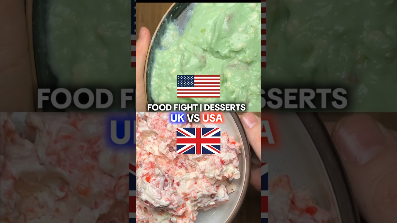 UK vs USA | Desserts