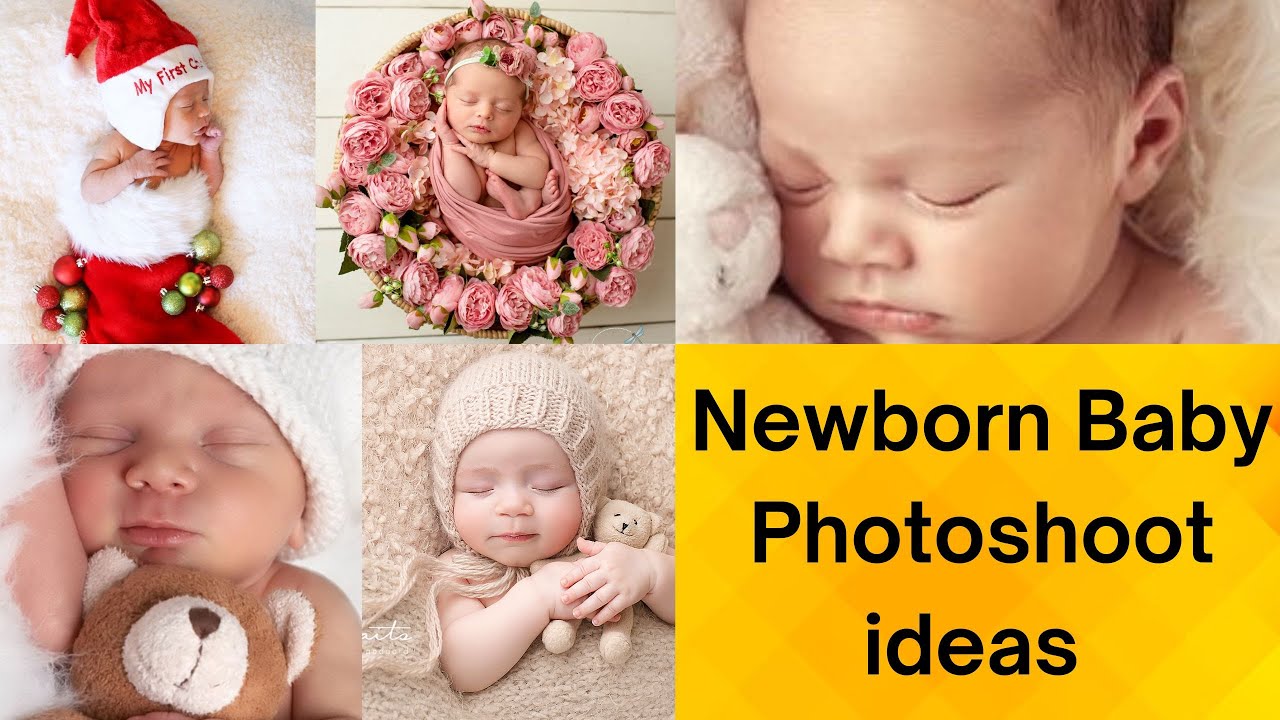 Newborn Baby Photoshoot Ideas | Newborn Photographer | Baby Poses | Baby Shoot #babyphotography