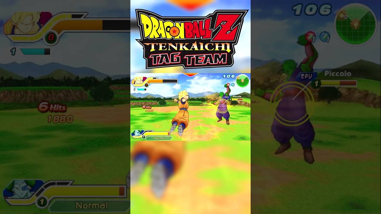 Dragon Ball Z: Tenkaichi Tag Team #shorts #psp #dragonballztenkaichitagteam  #retrogaming