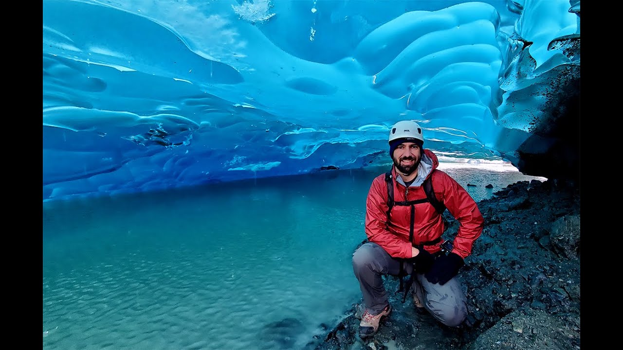Juneau Alaska Mendenhall Ice Caves Glacier Trek.  Fun things to do in Juneau Alaska
