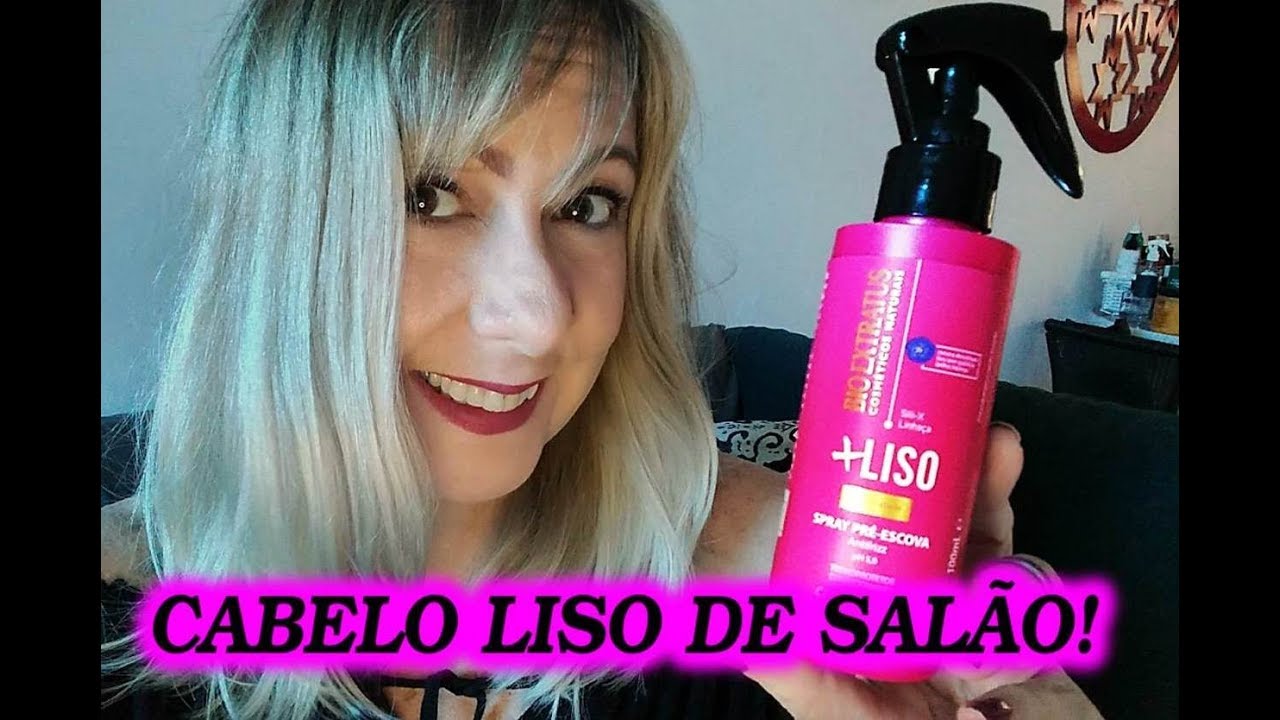 🔹SPRAY PRE ESCOVA +LISO DA BIO EXTRATUS - DEU RESULTADO?