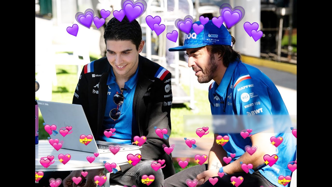 Fernando Alonso & Esteban Ocon Funny and Cute Moments