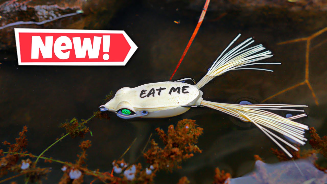 Fishing With The BRAND NEW Googan Squad Mini Frog (First Impressions)