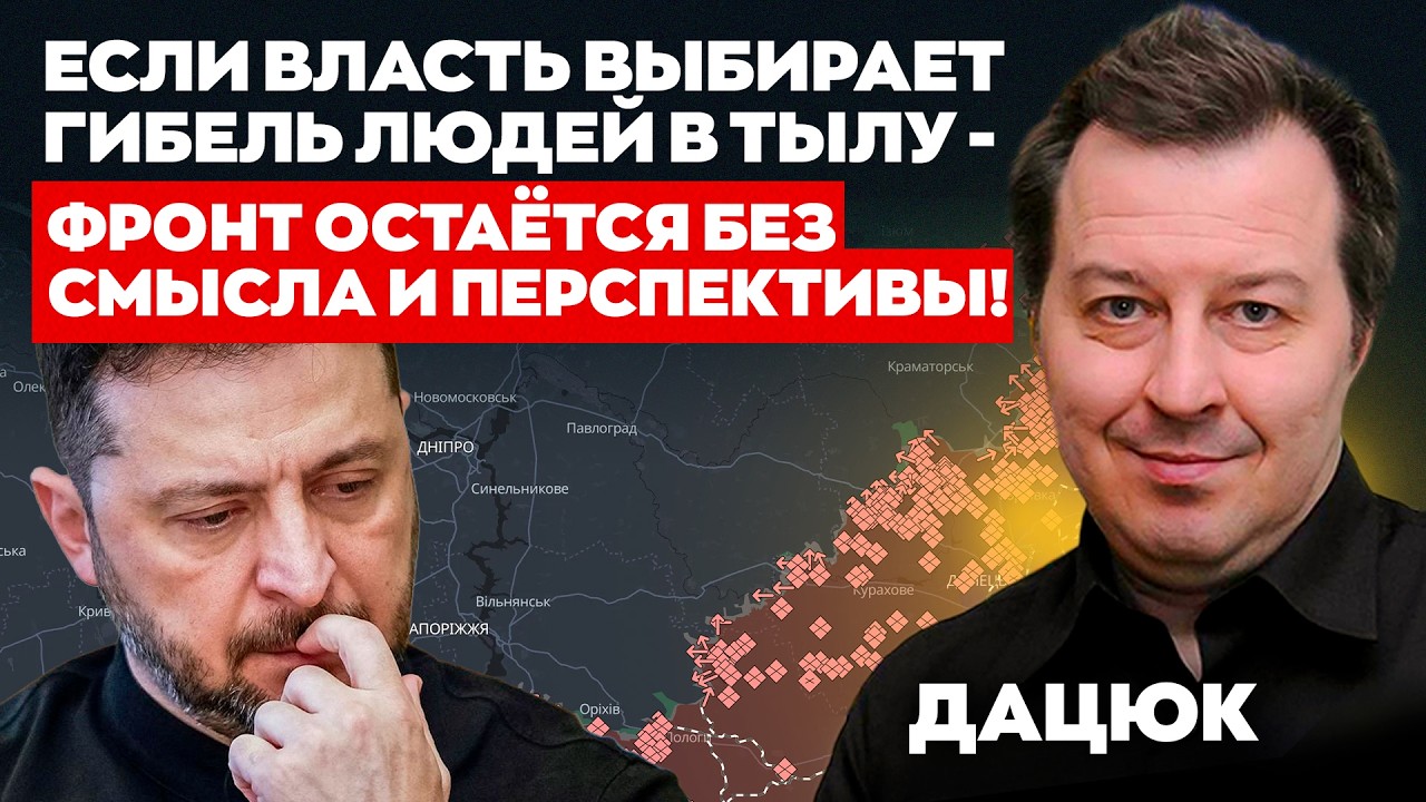 Если власть выбирает гибель людей в тылу - фронт остаётся без смысла и перспективы! | Дацюк, Хомяк