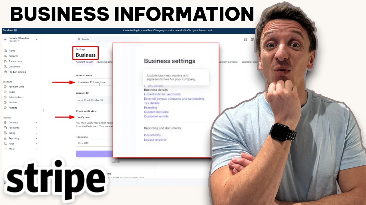 How To Change Your Business Information In Stripe
