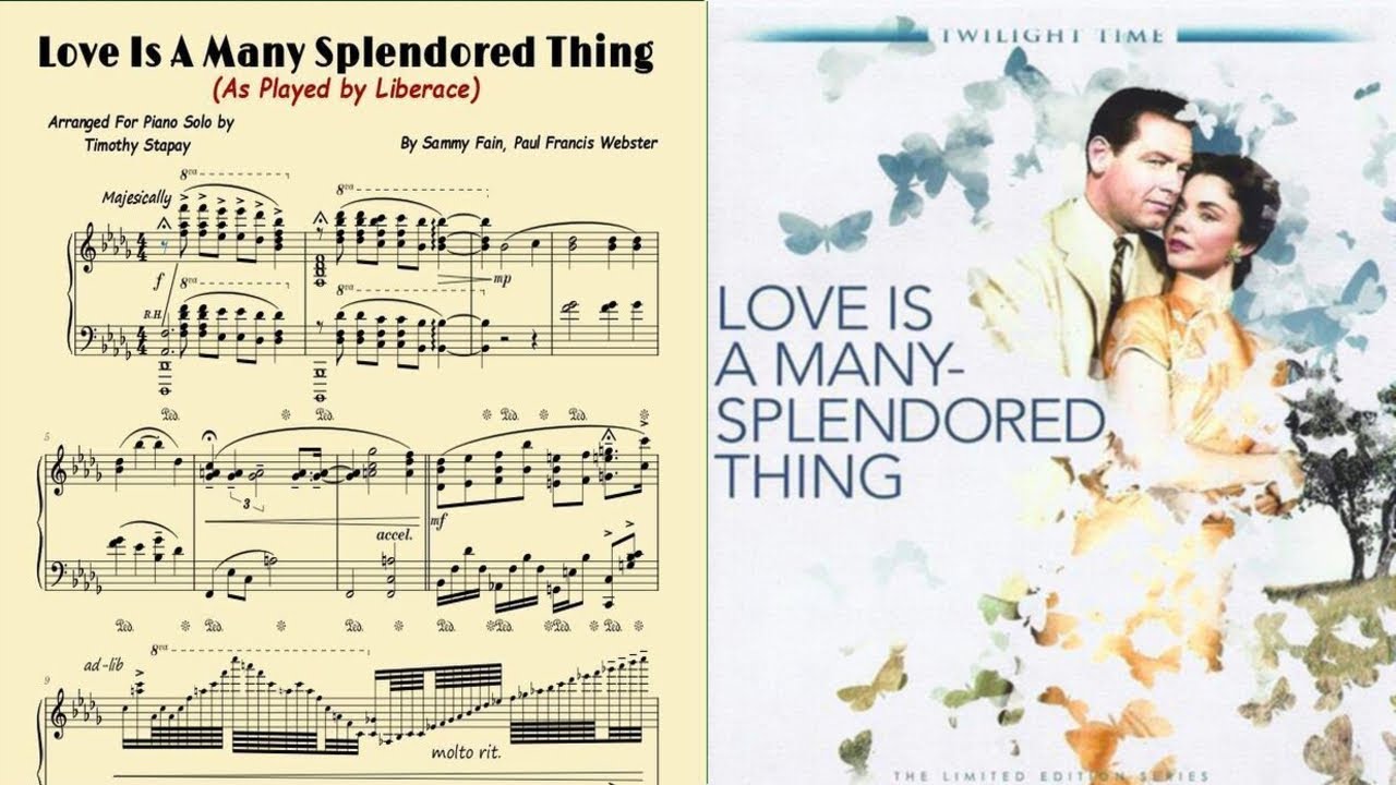 Liberace || Love Is A Many Splendored Thing (Piano Transcription)