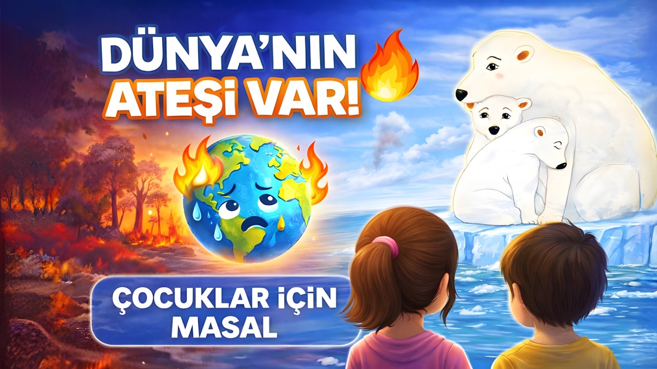 Dünya’nın Ateşi Var! 🌍🔥 | Çocuklar İçin İklim Değişikliği Masalı