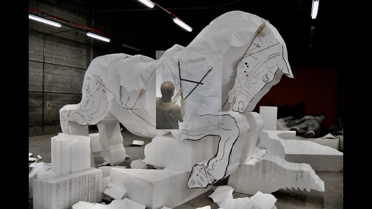 São Jorge - Módulo 2 - Escultura em Isopor - Grande/Média Dimensão - Passo a Passo - Curso Online
