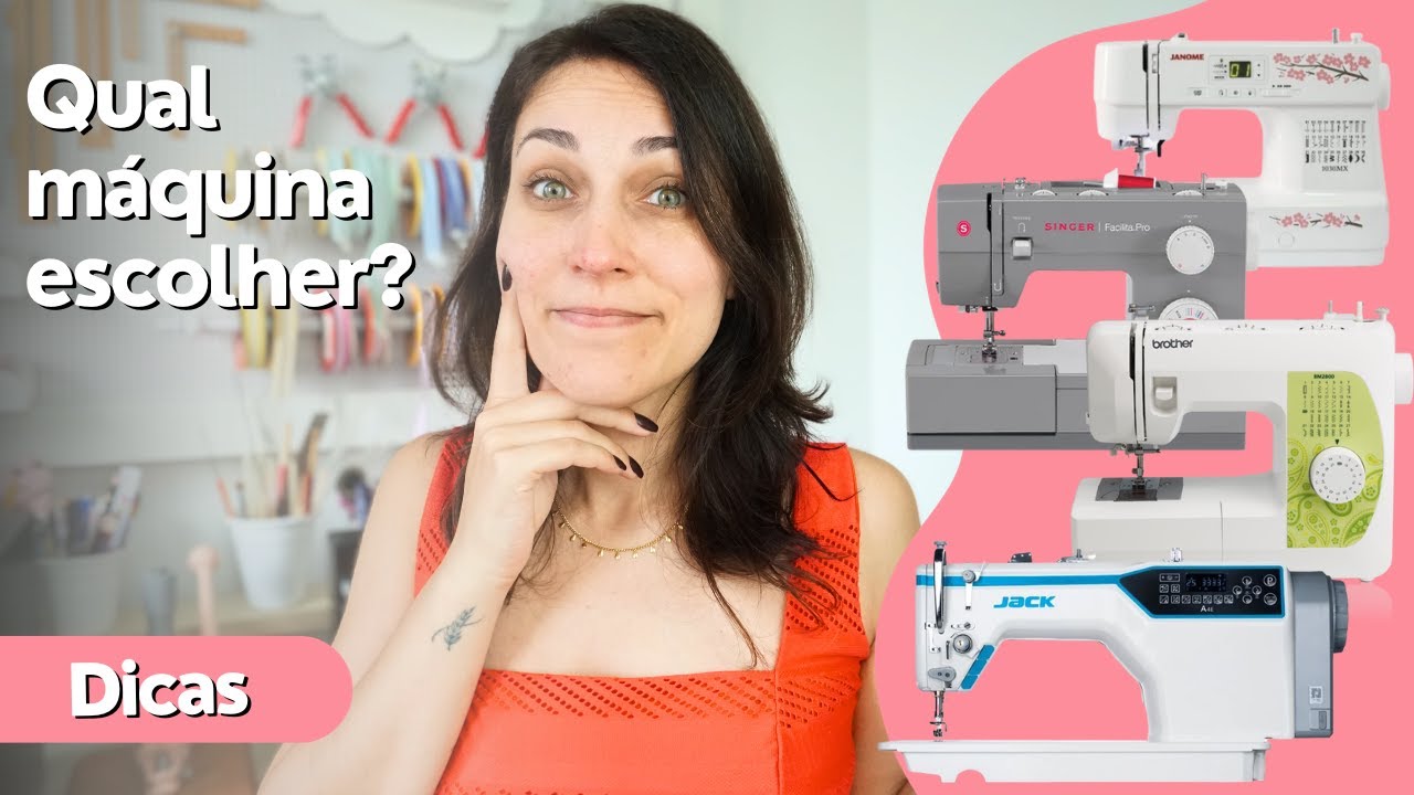 Qual a melhor MÁQUINA para COSTURA CRIATIVA? Veja algumas DICAS para ESCOLHER a sua!