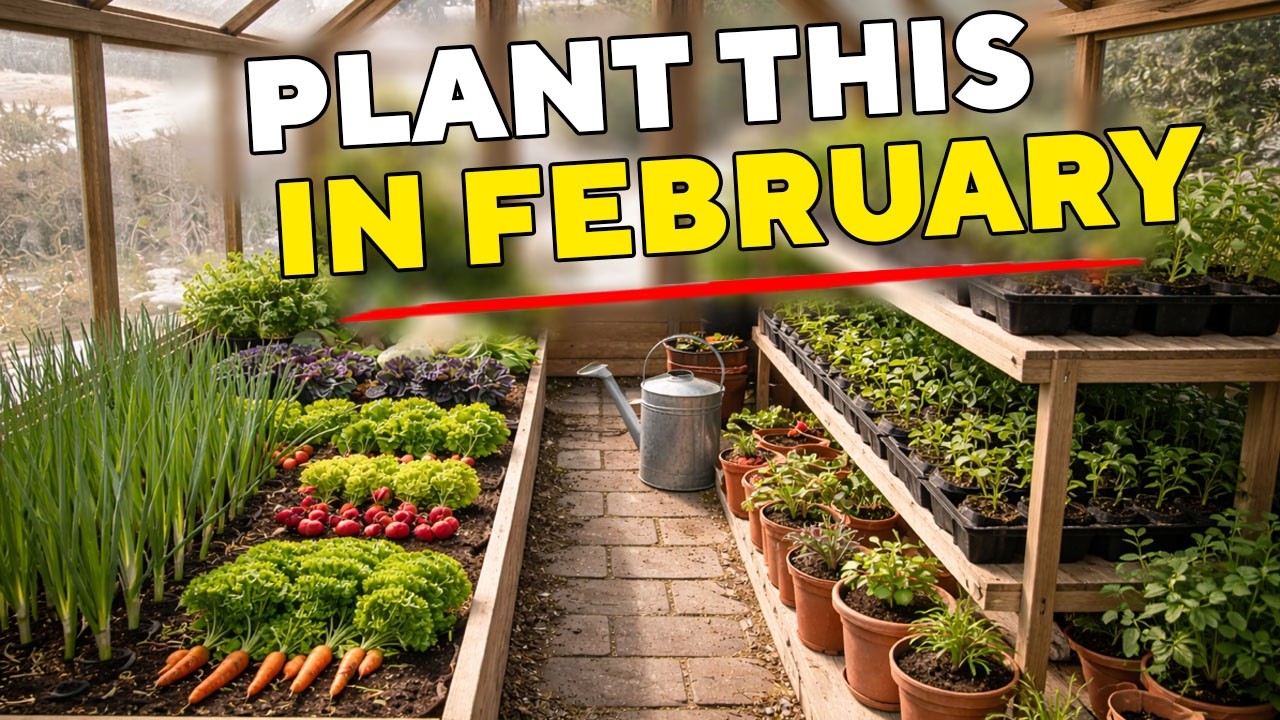 Plant THESE 17 Plants in FEBRUARY - Feed Your Family For a YEAR