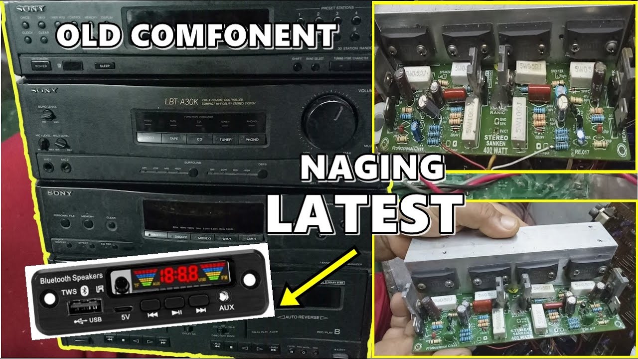 Sony Component STK Convert To Transistor And Bluetooth Conversion