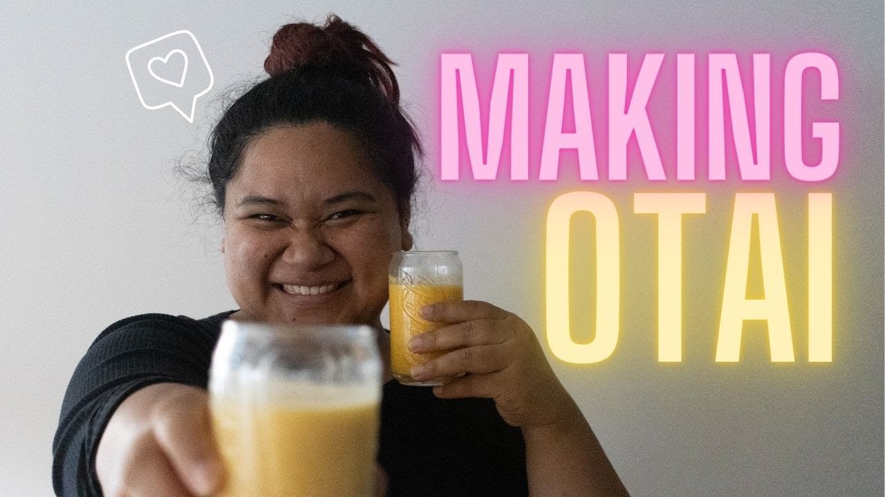 i made otai (a tongan drink/dessert) two different ways!