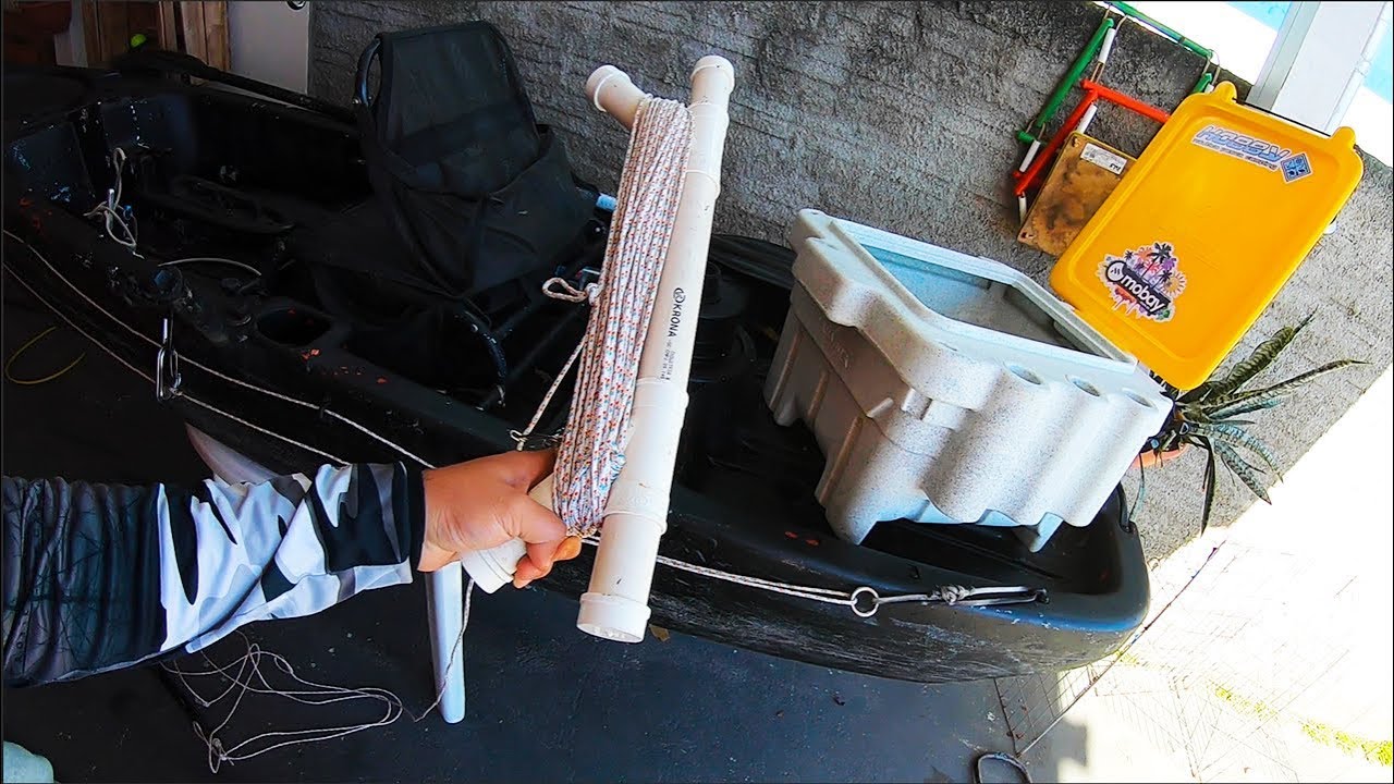 COMO EU MONTEI O MELHOR SISTEMA DE ANCORAGEM E QUE NINGUÉM CONTA | PESCANDO DE CAIAQUE