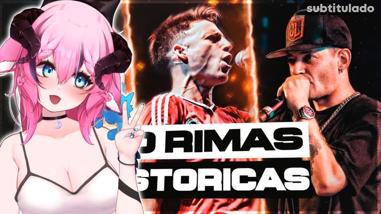 Vtuber reacciona a batallas de RAP por primera  Vez