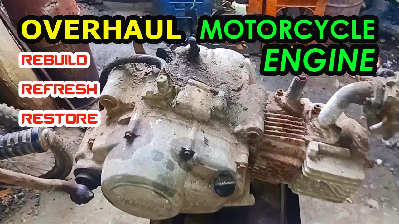 Yamaha Crypton Motorcycle Overhauling (Part 1) Engine Overhaul Rebuild Refresh Restore T105E R F1 Z