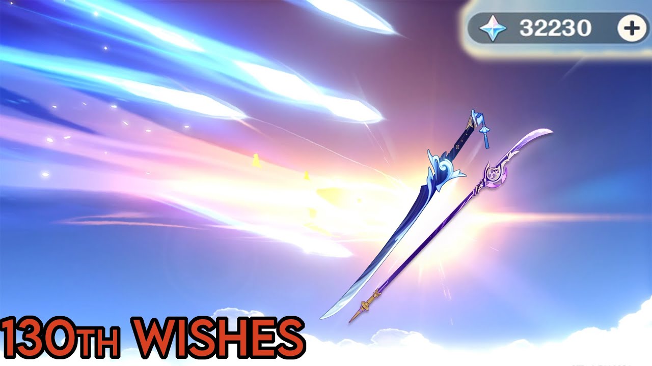 I'VE WON TWO 5-STAR WEAPONS AT EPITOME INVOCATION! (130TH WISHES)