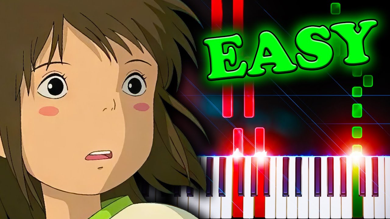 Always with Me (from Spirited Away) - EASY Piano Tutorial