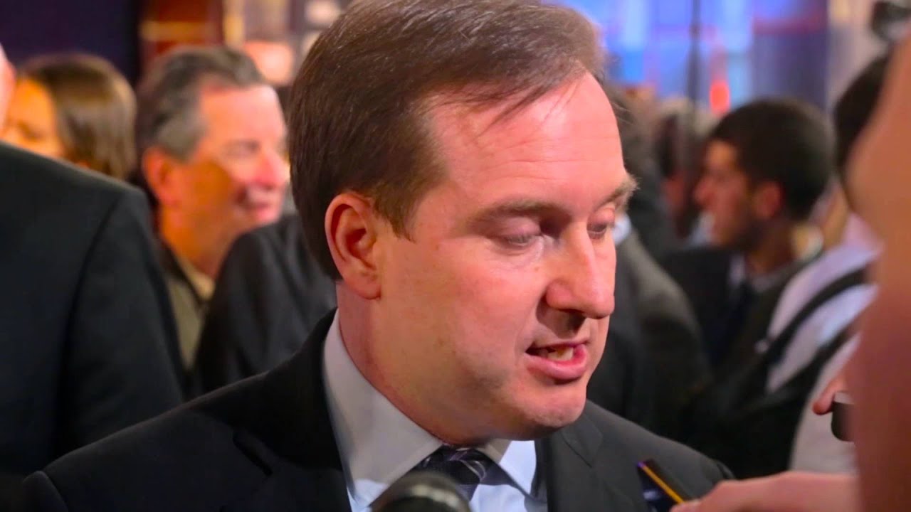 Philadelphia 76ers GM Sam Hinkie at the 2014 NBA Draft Lottery