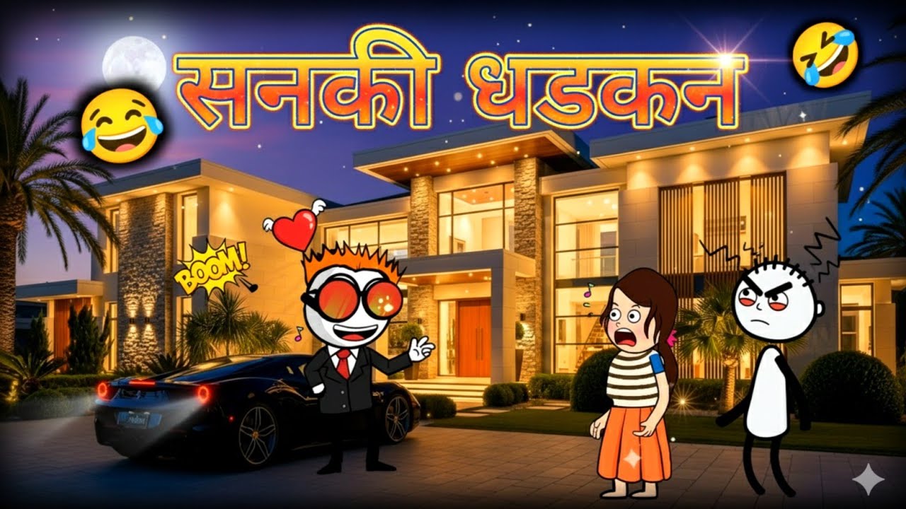 सनकी धडकन :- आली अंगावर घेतली शिंगावर 😂😂!! Rahul Patil Comedy Video!! 