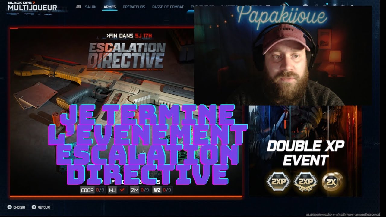 Événement escalation directive et défis semaine 3 saison 2