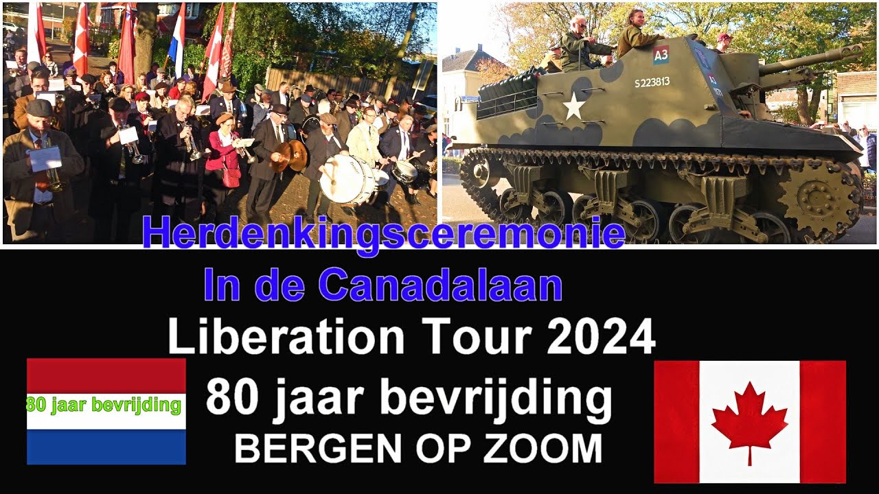 Liberation Tour 2024 Bergen Op Zoom  80 jaar bevrijding  #pascalboz