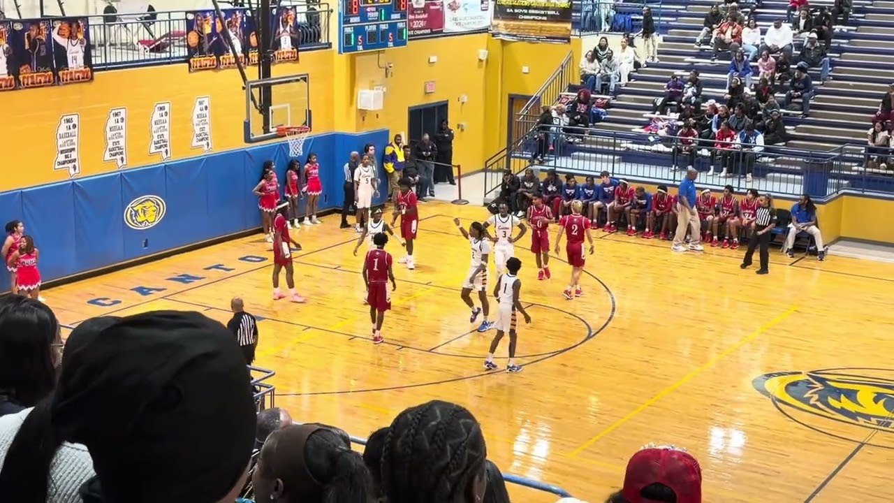 Canton high school vs Warren central boys  full game highlights senior night + cheerleader ht show‼️