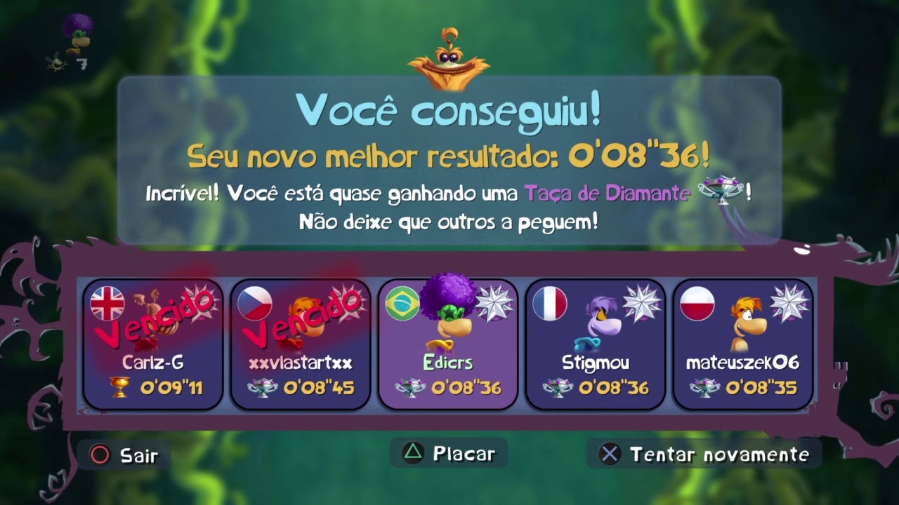 Rayman Legends (PS4) 1 pit speed and Funky Ray in Mortal Kombat Mode (Fatality)