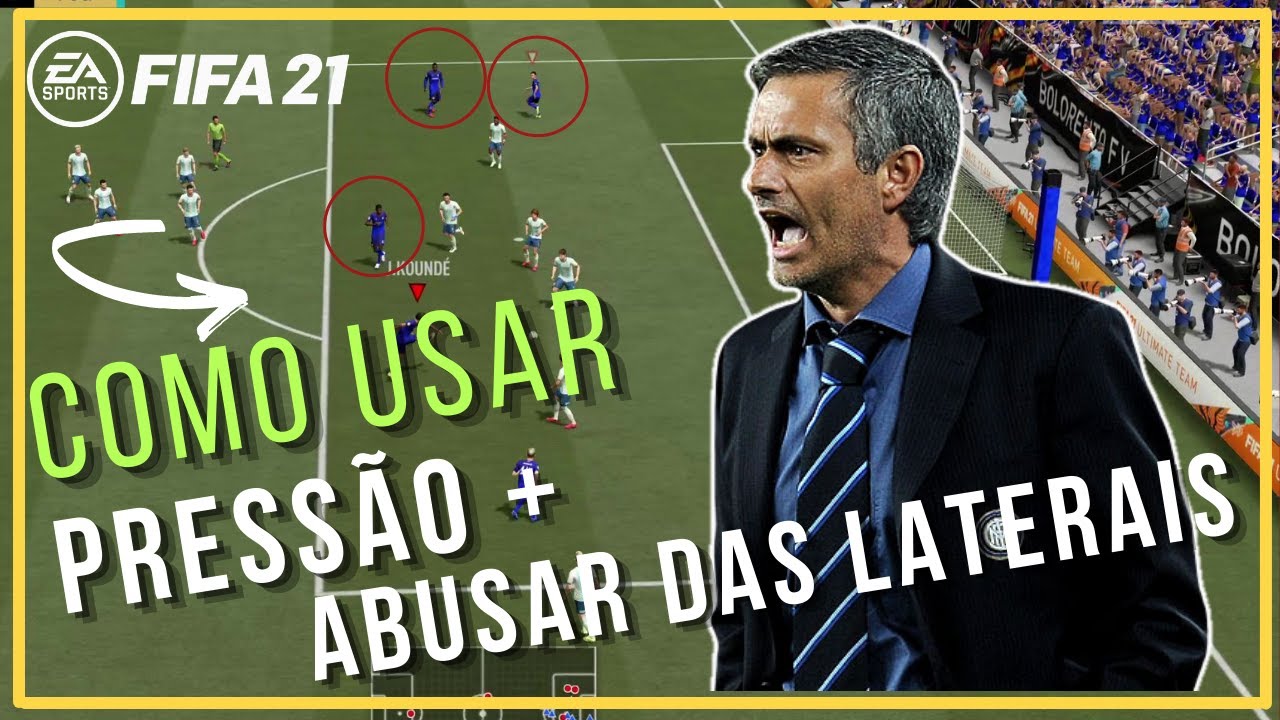 FIFA 21 - TUTORIAL DEFESA ⚽ QUANDO USAR PRESSÃO  + ABUSAR DAS LATERAIS - ULTIMATE TEAM!!! 💥