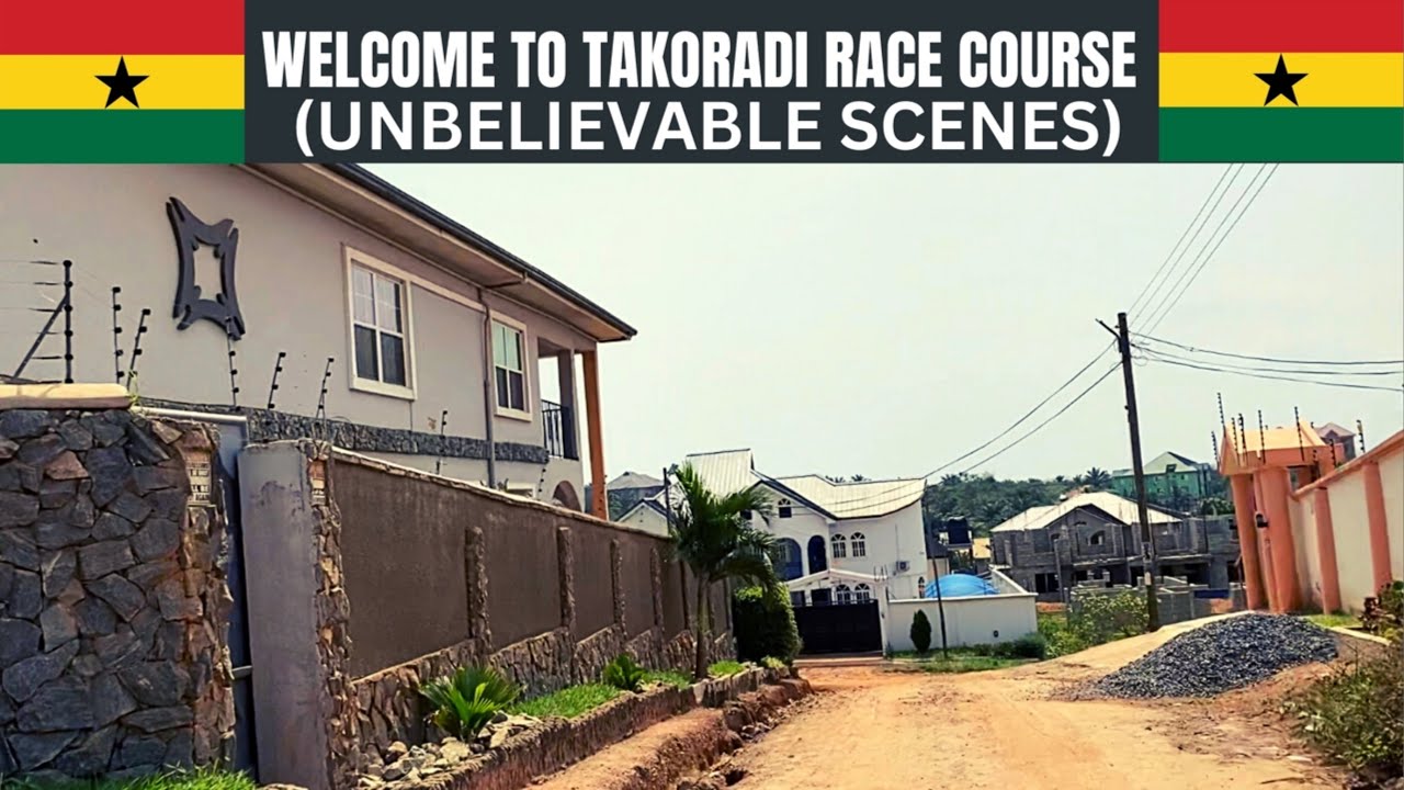 How The RACE COURSE Residential Area Looks Like In Takoradi Ghana 2023 Full Tour Video-(Unbelievable