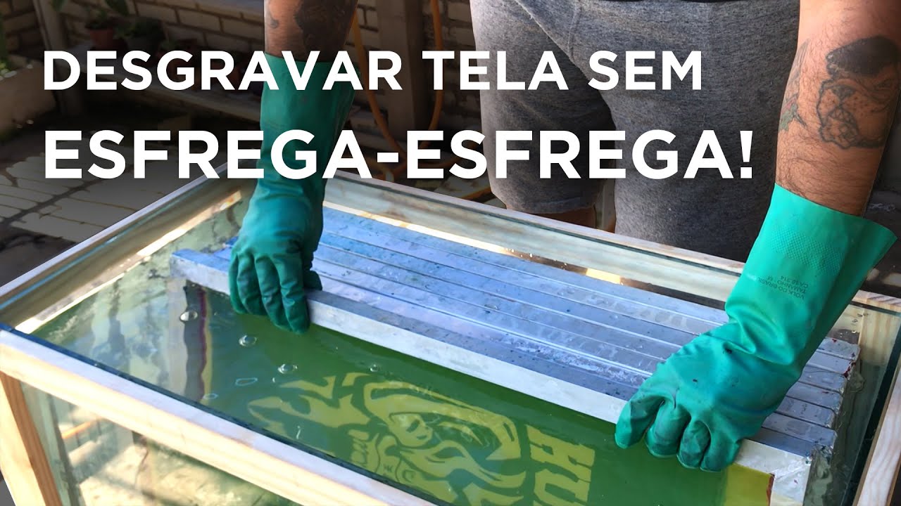FIZEMOS UM TANQUE PRA DESGRAVAR TELAS! + de 150 litros de removedor de emulsão pra PARAR DE SOFRER!